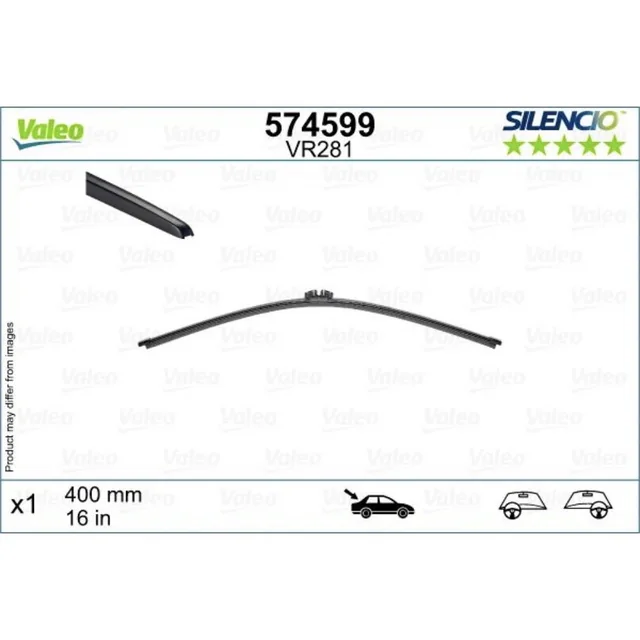 Wiper blades Valeo Silencio Rear for Opel Vectra